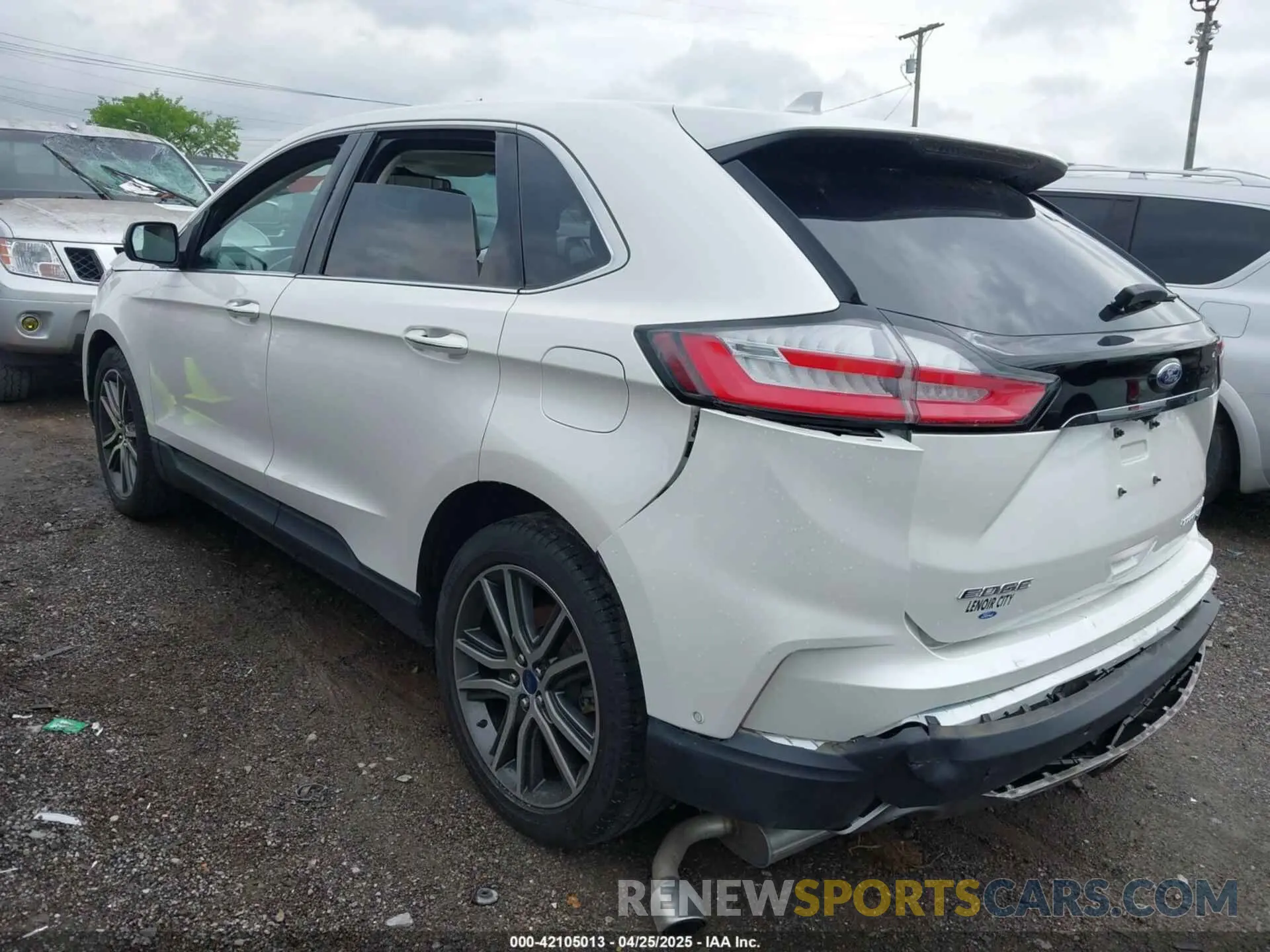 3 fotografías del automóvil dañado 2FMPK3K94KBB49918 FORD EDGE 2019