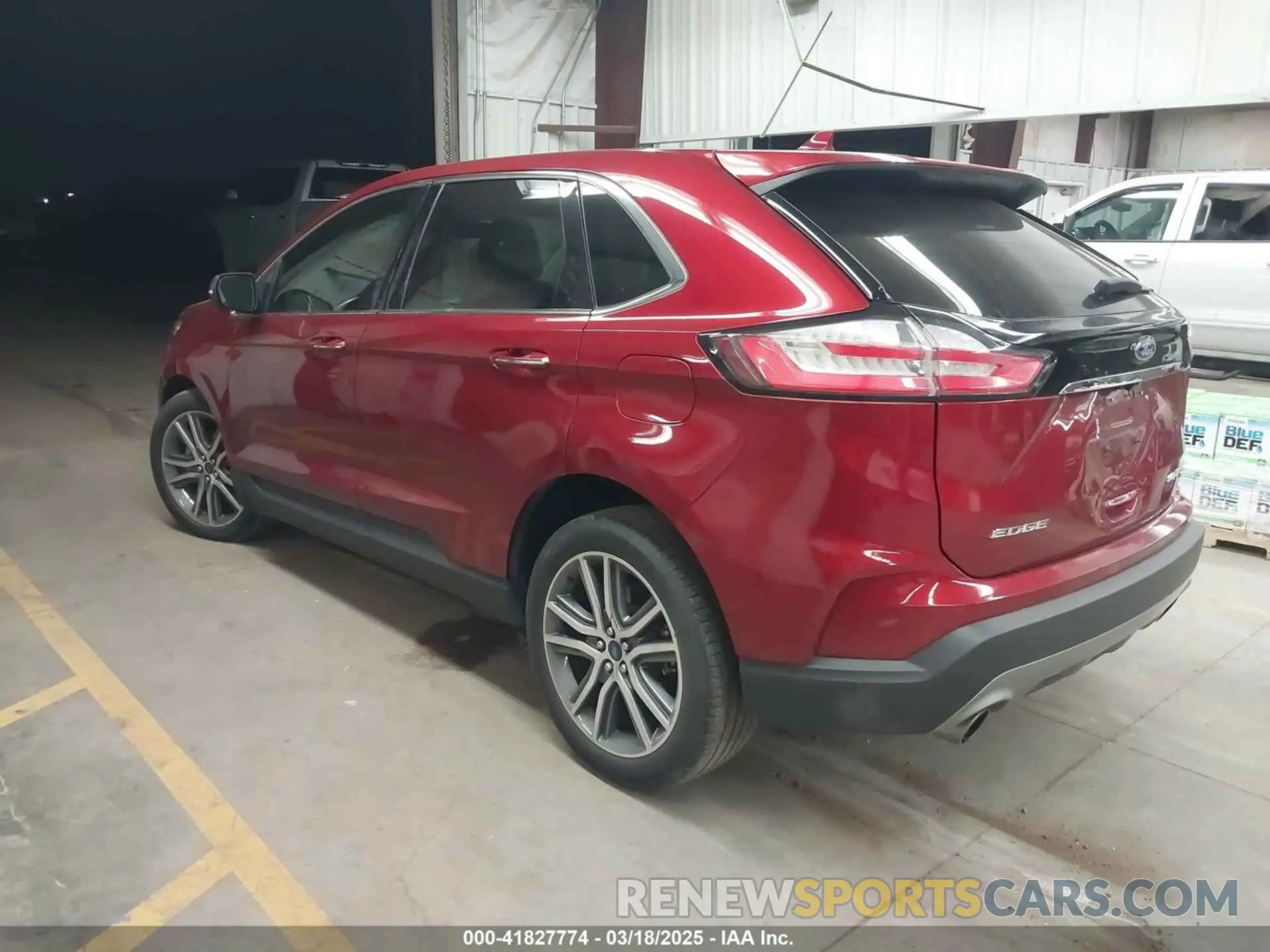 3 fotografías del automóvil dañado 2FMPK3K94KBB70056 FORD EDGE 2019