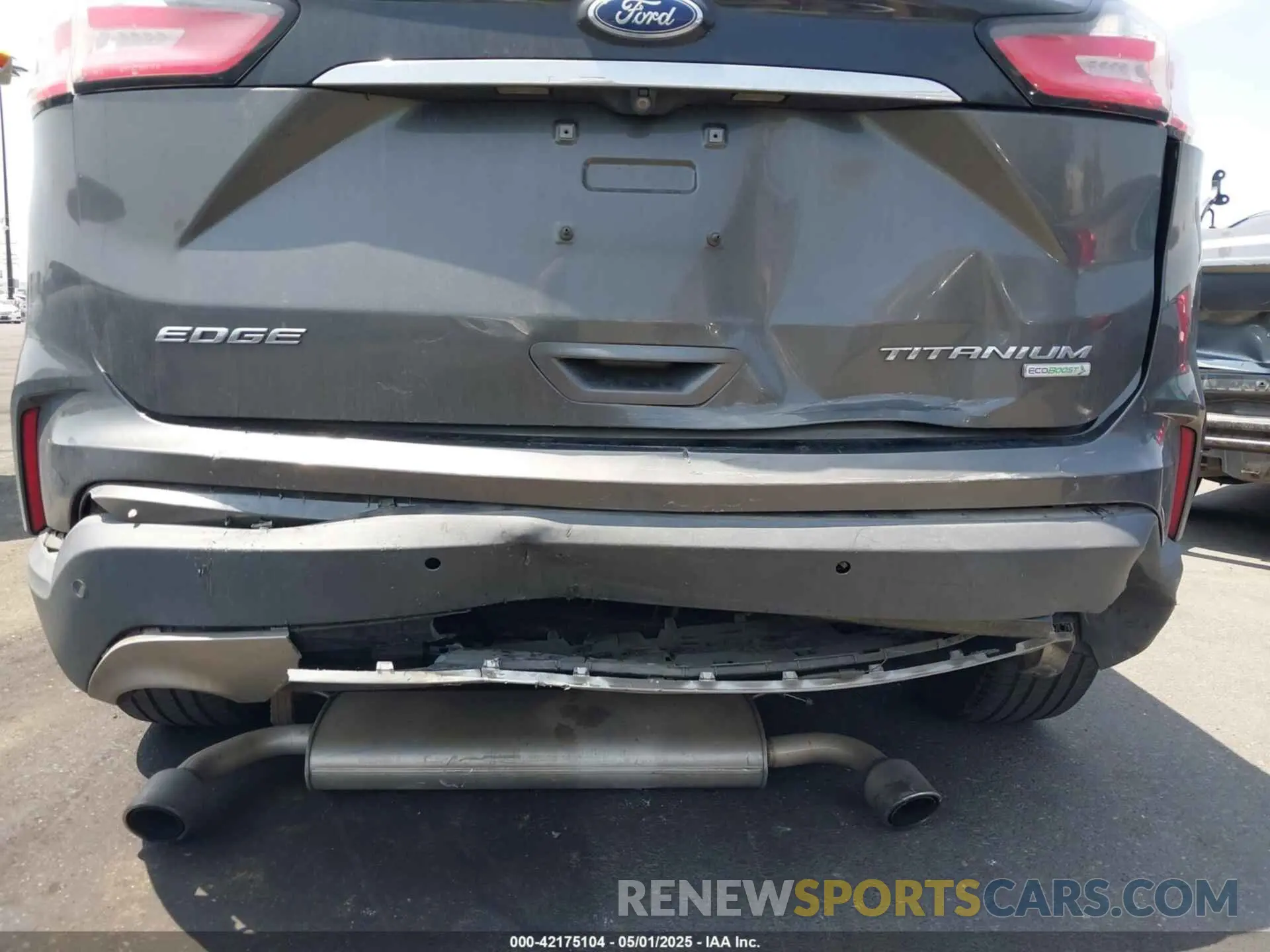 6 fotografías del automóvil dañado 2FMPK3K94KBB76519 FORD EDGE 2019