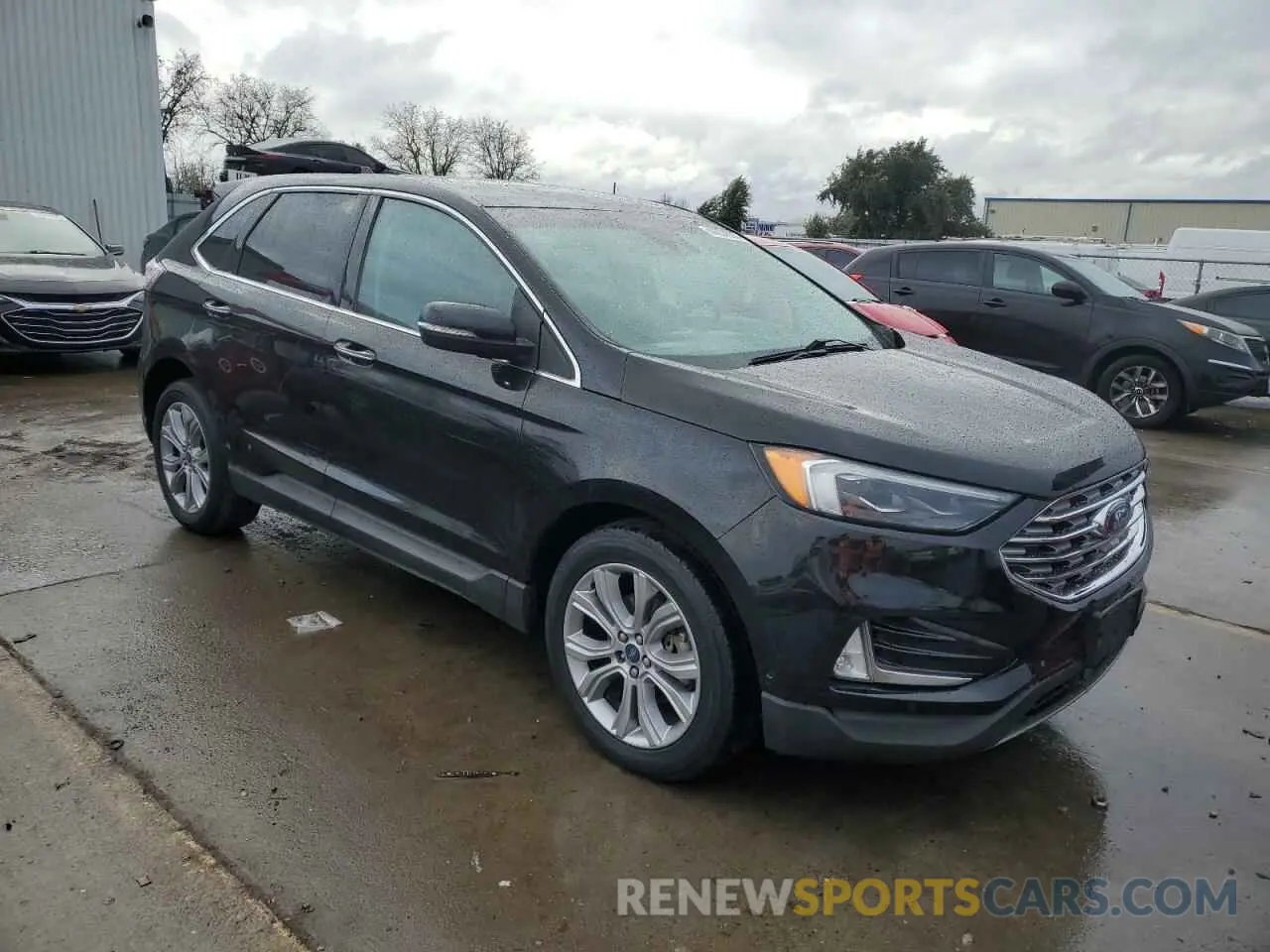 4 fotografías del automóvil dañado 2FMPK3K94KBB81333 FORD EDGE 2019