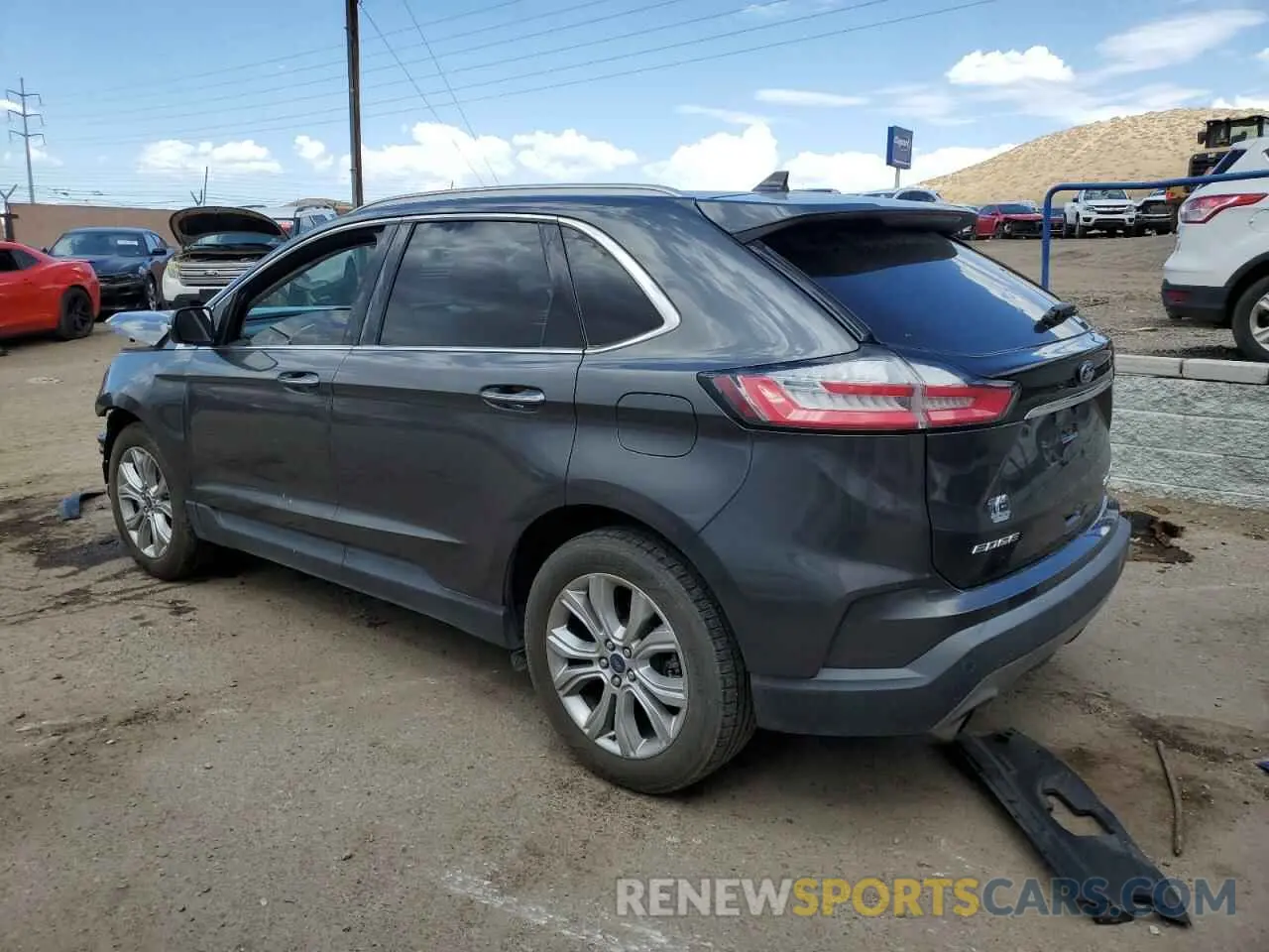 2 fotografías del automóvil dañado 2FMPK3K95KBC64589 FORD EDGE 2019