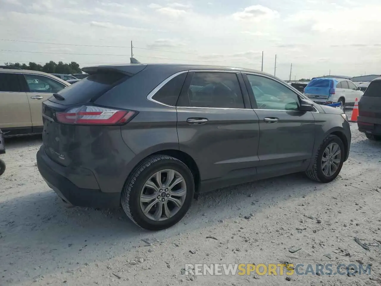 3 fotografías del automóvil dañado 2FMPK3K96KBB56093 FORD EDGE 2019