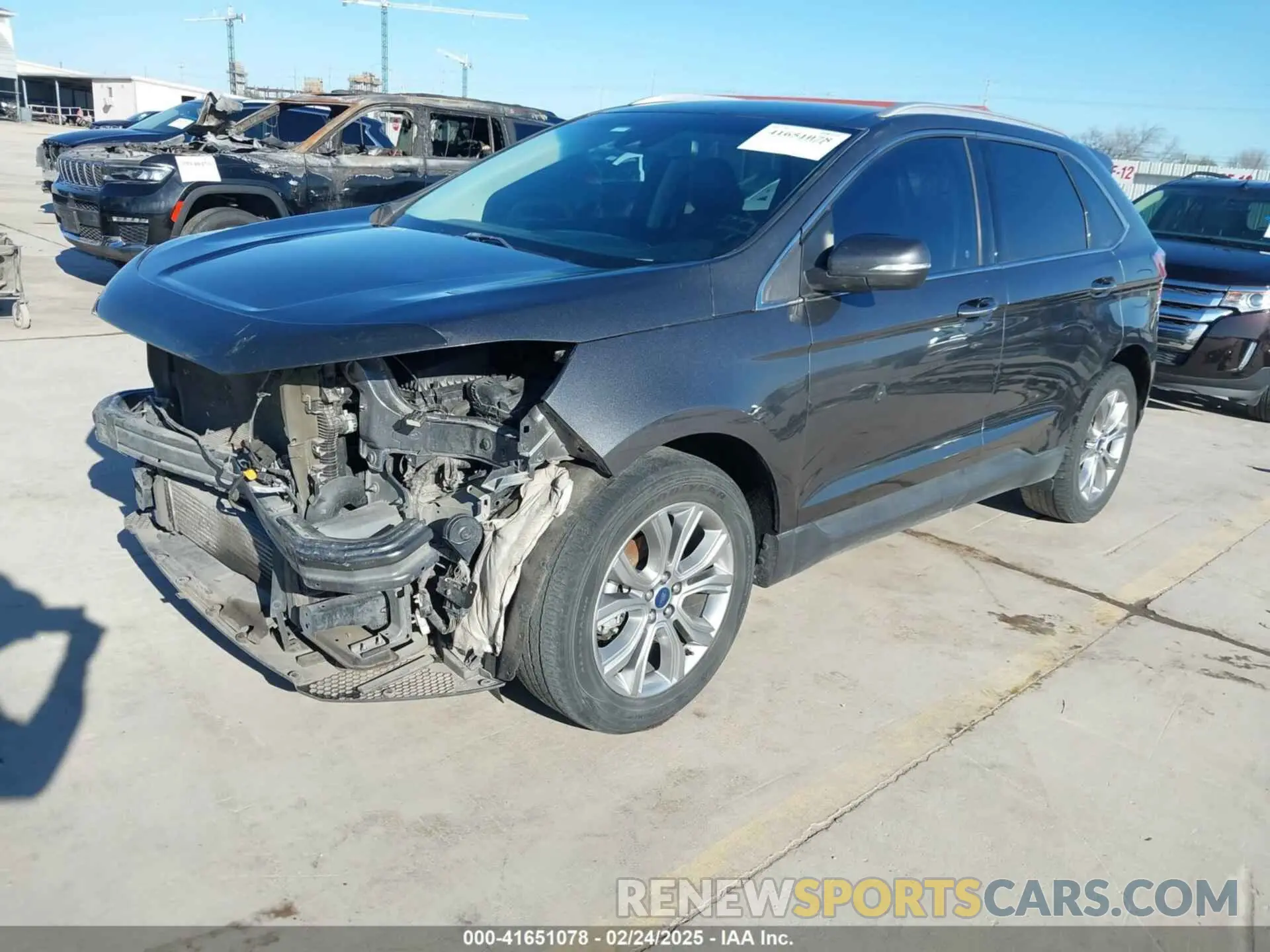 2 fotografías del automóvil dañado 2FMPK3K97KBC46935 FORD EDGE 2019