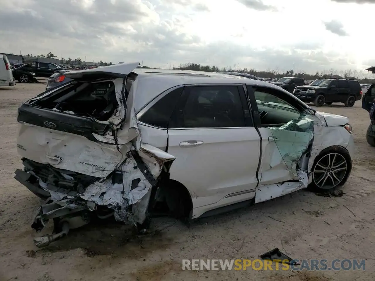 3 fotografías del automóvil dañado 2FMPK3K98KBC00899 FORD EDGE 2019