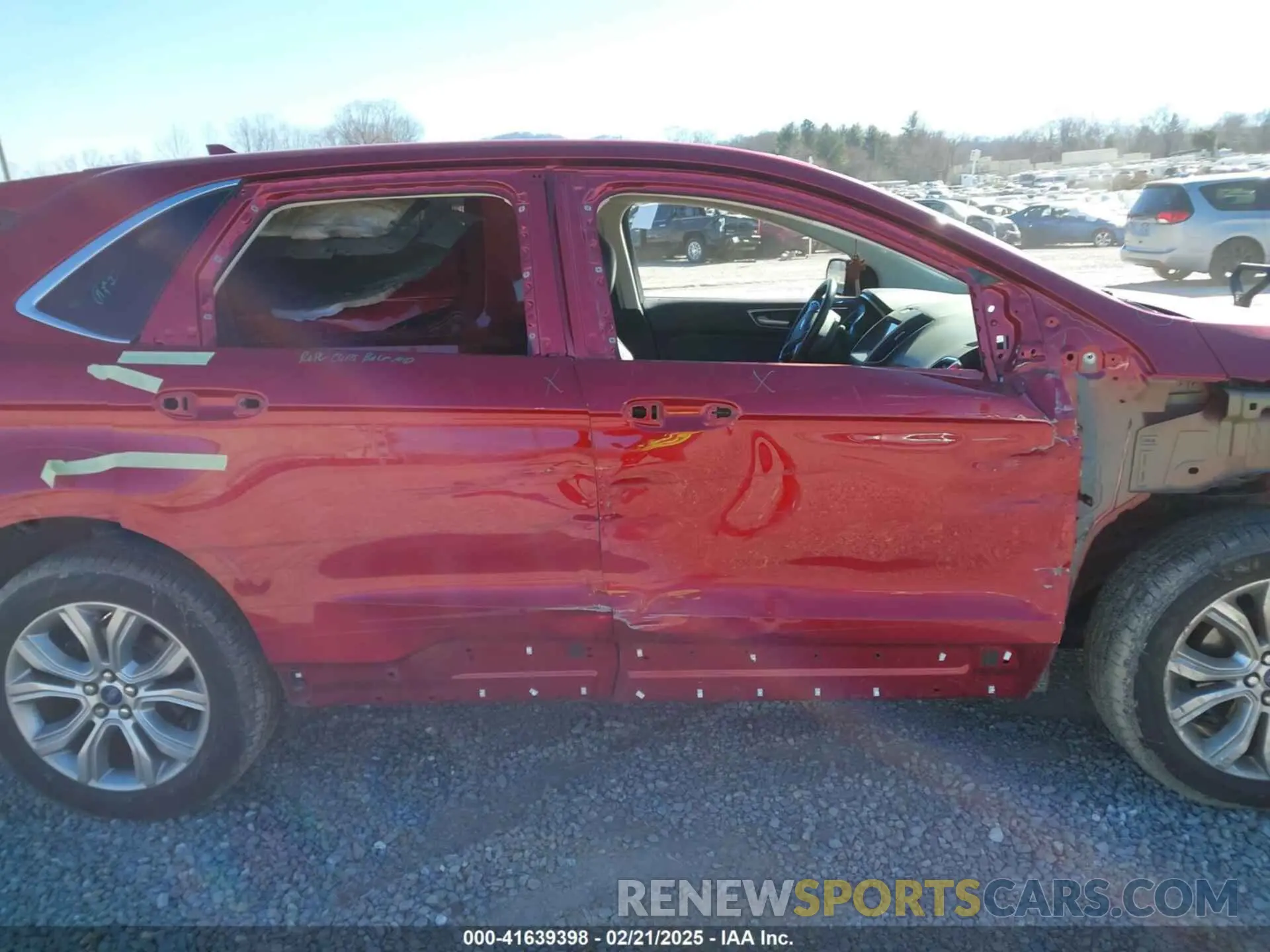14 fotografías del automóvil dañado 2FMPK3K99KBB34346 FORD EDGE 2019