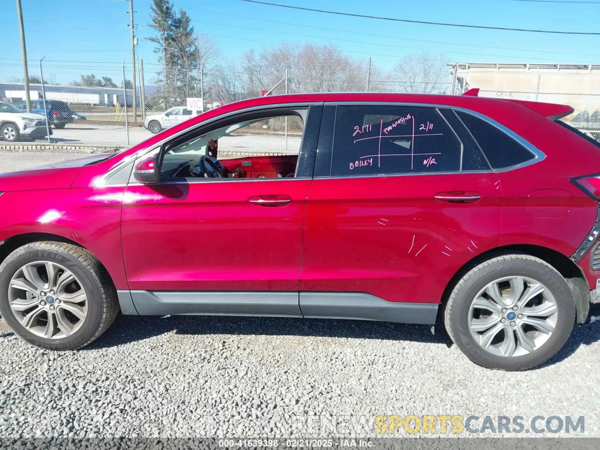 15 fotografías del automóvil dañado 2FMPK3K99KBB34346 FORD EDGE 2019