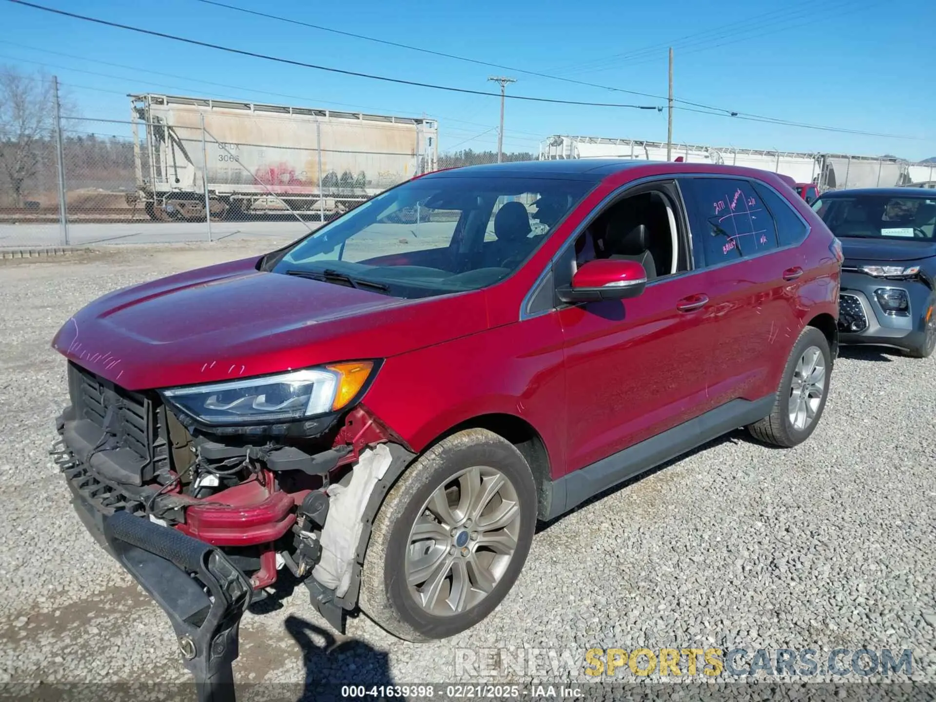 2 fotografías del automóvil dañado 2FMPK3K99KBB34346 FORD EDGE 2019