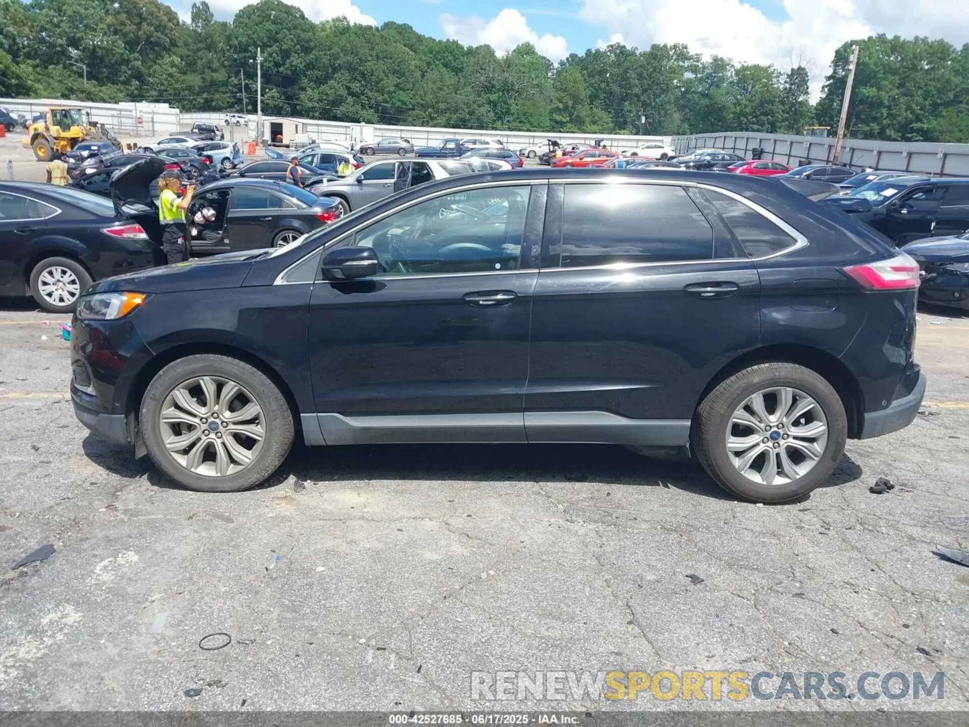 14 fotografías del automóvil dañado 2FMPK3K99KBB81408 FORD EDGE 2019