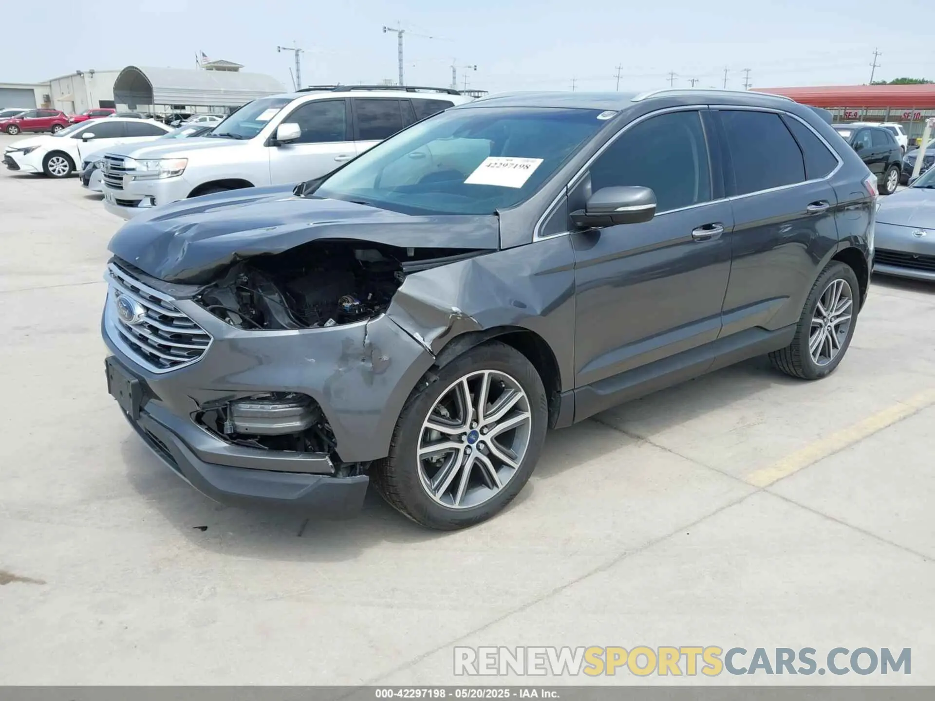 2 fotografías del automóvil dañado 2FMPK3K9XKBC35685 FORD EDGE 2019