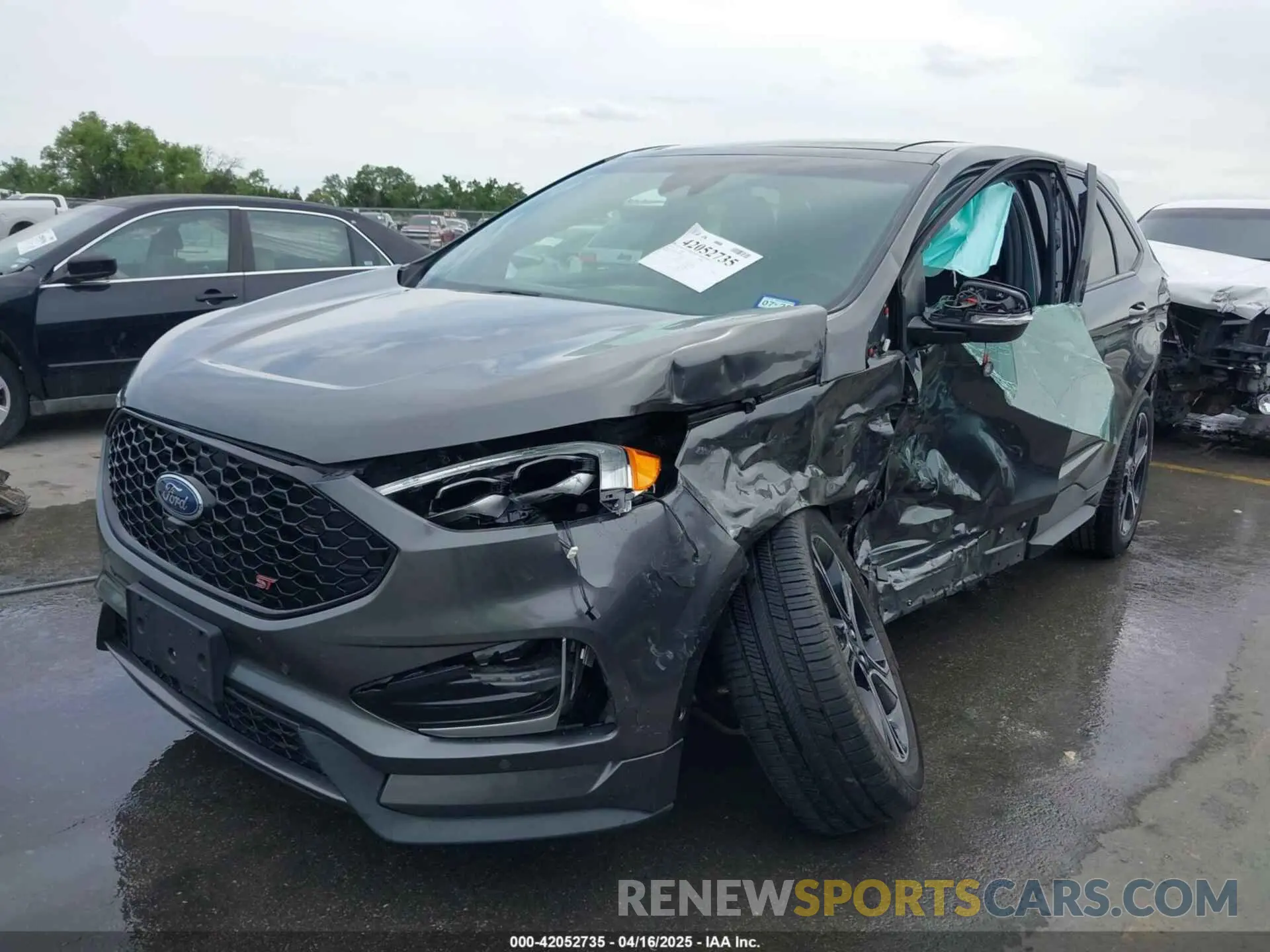 2 fotografías del automóvil dañado 2FMPK4AP3KBB01039 FORD EDGE 2019