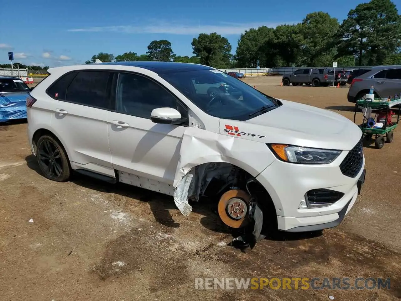 4 fotografías del automóvil dañado 2FMPK4AP4KBC35719 FORD EDGE 2019