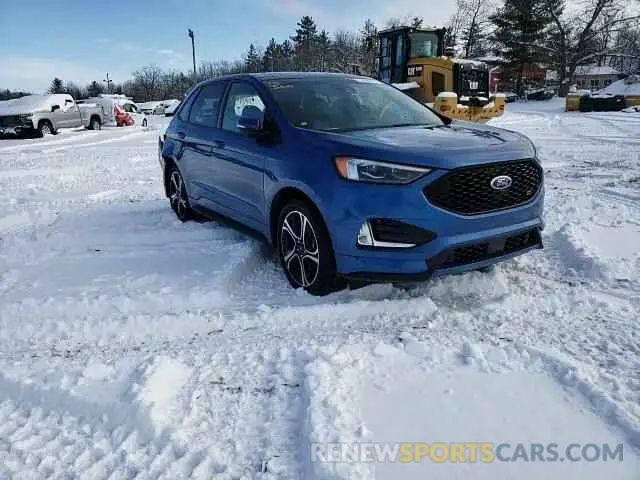 12 fotografías del automóvil dañado 2FMPK4AP9KBB41223 FORD EDGE 2019