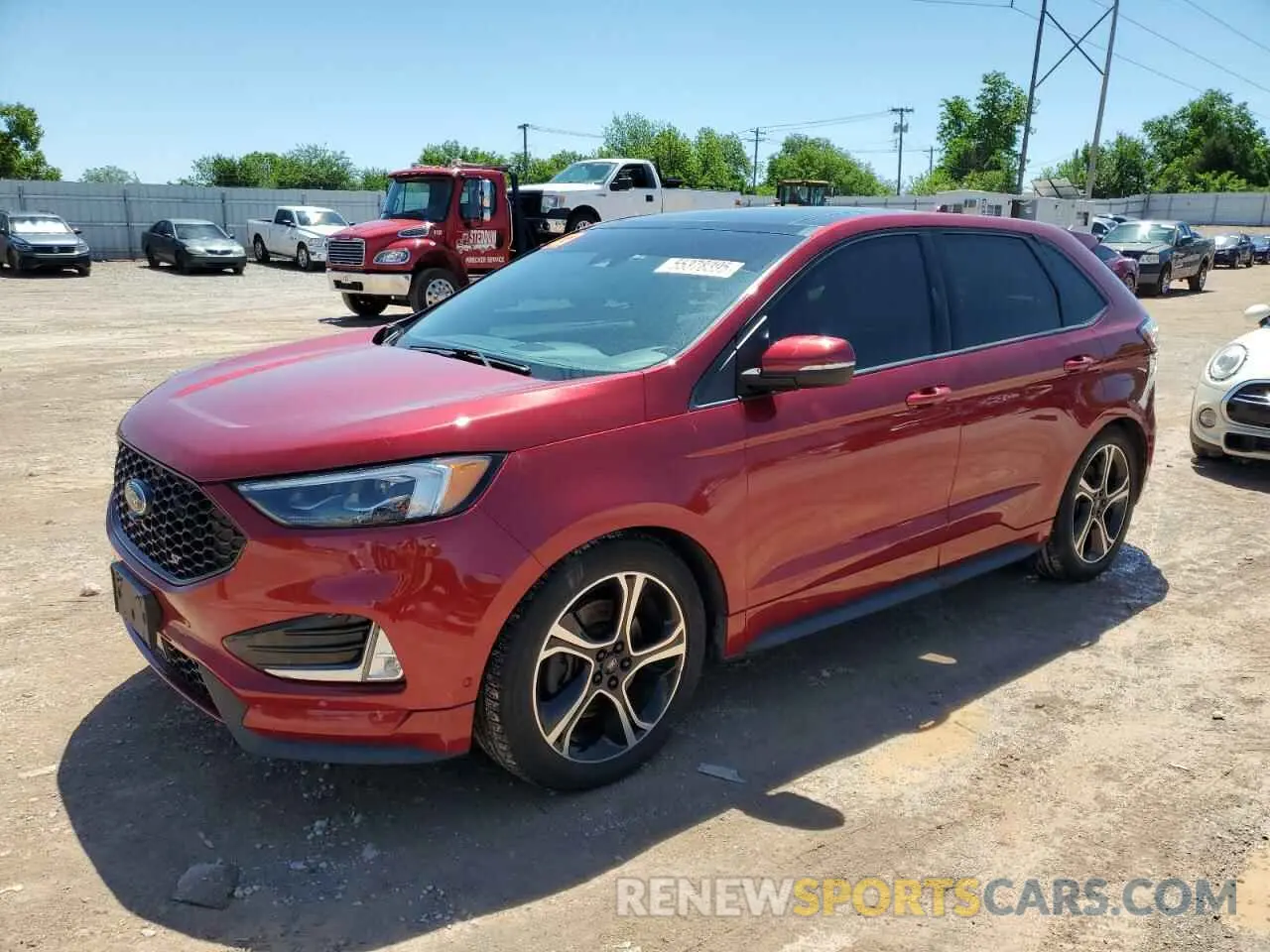 1 fotografías del automóvil dañado 2FMPK4APXKBB33910 FORD EDGE 2019