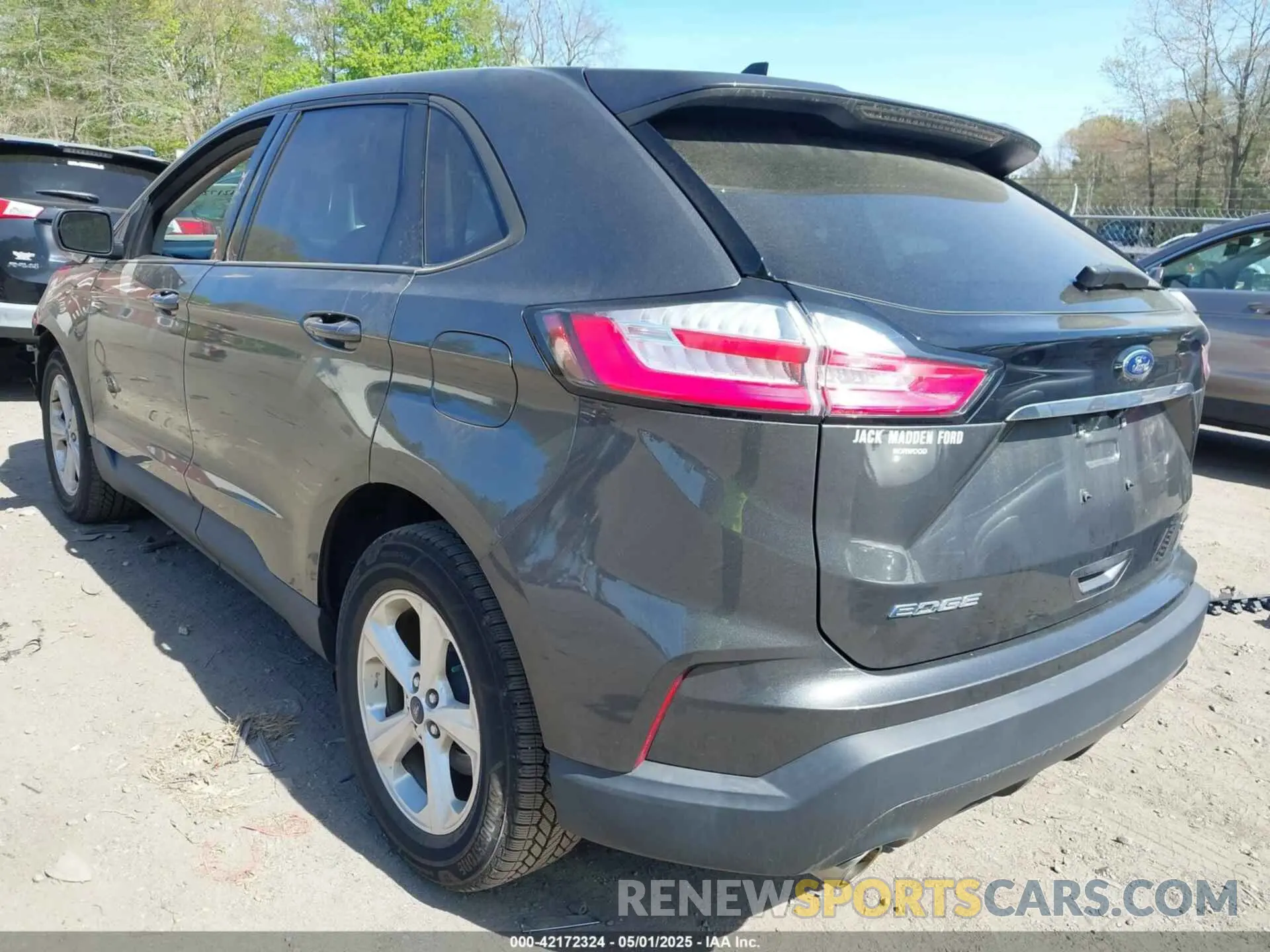3 fotografías del automóvil dañado 2FMPK4G90KBB30801 FORD EDGE 2019