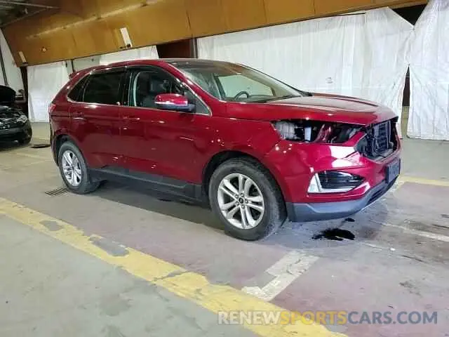 15 fotografías del automóvil dañado 2FMPK4J90KBB44576 FORD EDGE 2019
