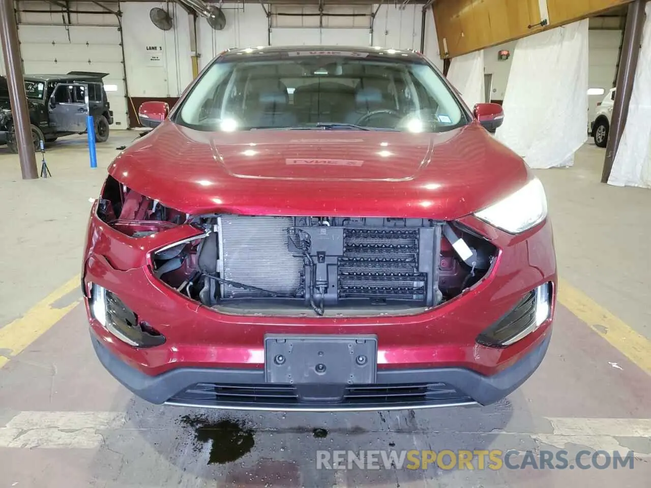 5 fotografías del automóvil dañado 2FMPK4J90KBB44576 FORD EDGE 2019