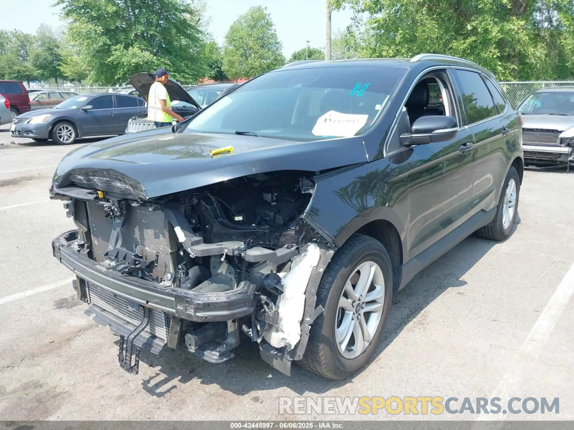 2 fotografías del automóvil dañado 2FMPK4J91KBC31547 FORD EDGE 2019