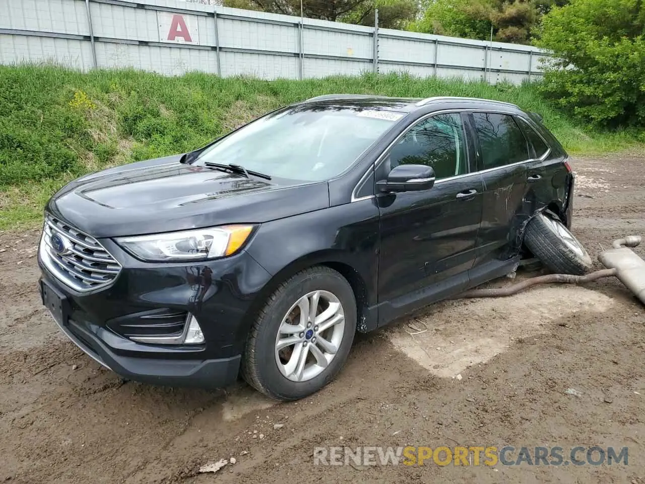 1 fotografías del automóvil dañado 2FMPK4J93KBB15606 FORD EDGE 2019