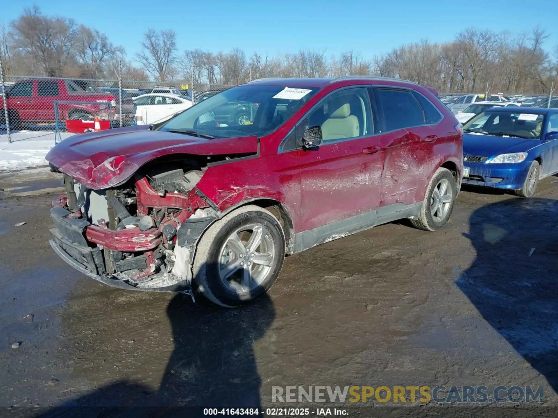 2 fotografías del automóvil dañado 2FMPK4J93KBB48220 FORD EDGE 2019