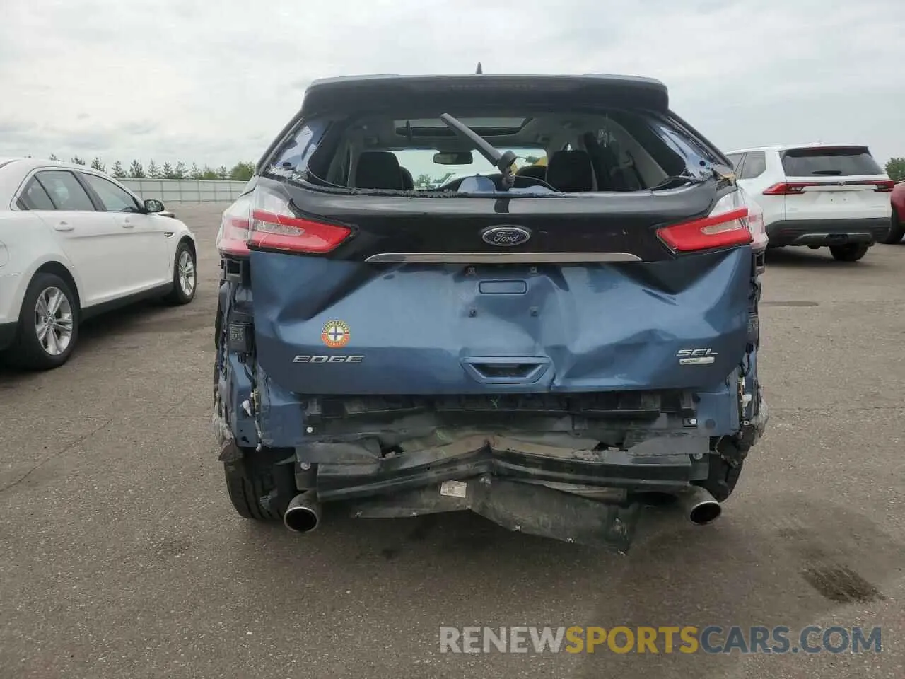 6 fotografías del automóvil dañado 2FMPK4J93KBB77765 FORD EDGE 2019
