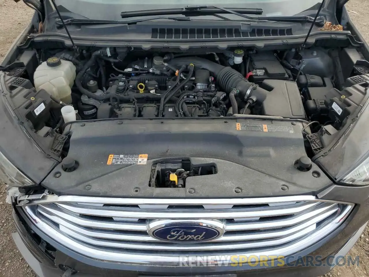 12 fotografías del automóvil dañado 2FMPK4J94KBB70789 FORD EDGE 2019