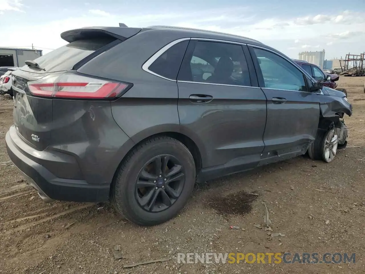 3 fotografías del automóvil dañado 2FMPK4J94KBB70789 FORD EDGE 2019