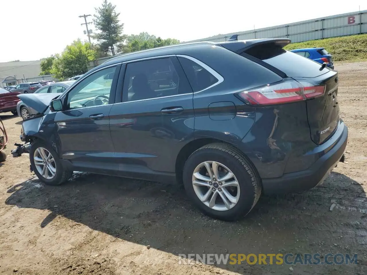 2 fotografías del automóvil dañado 2FMPK4J95KBB23500 FORD EDGE 2019