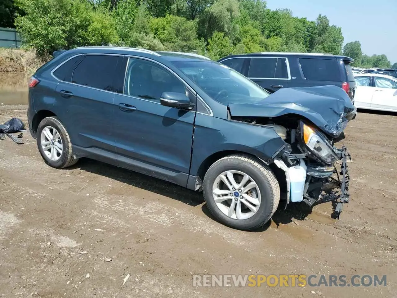 4 fotografías del automóvil dañado 2FMPK4J95KBB23500 FORD EDGE 2019