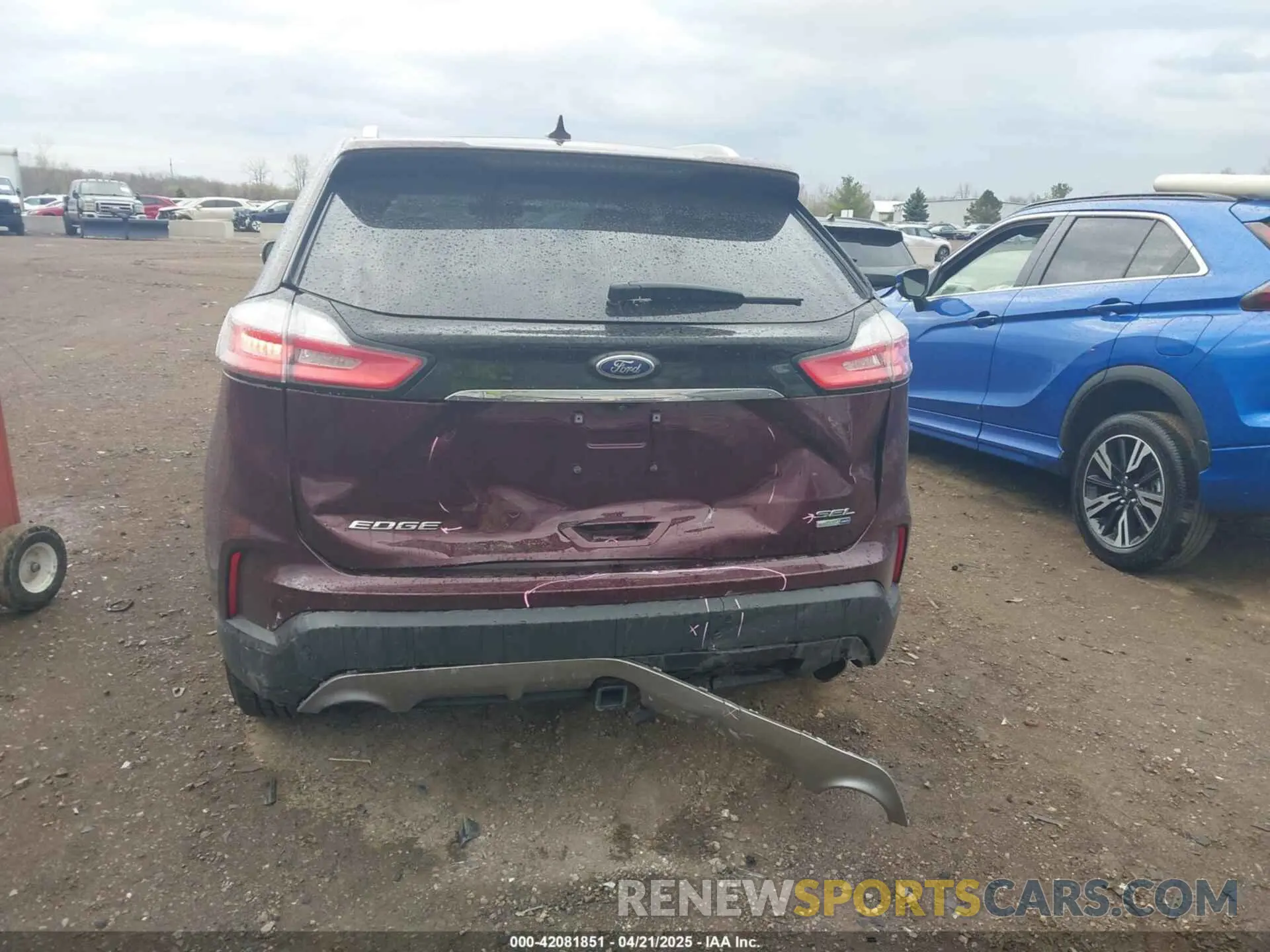 16 fotografías del automóvil dañado 2FMPK4J95KBC26108 FORD EDGE 2019