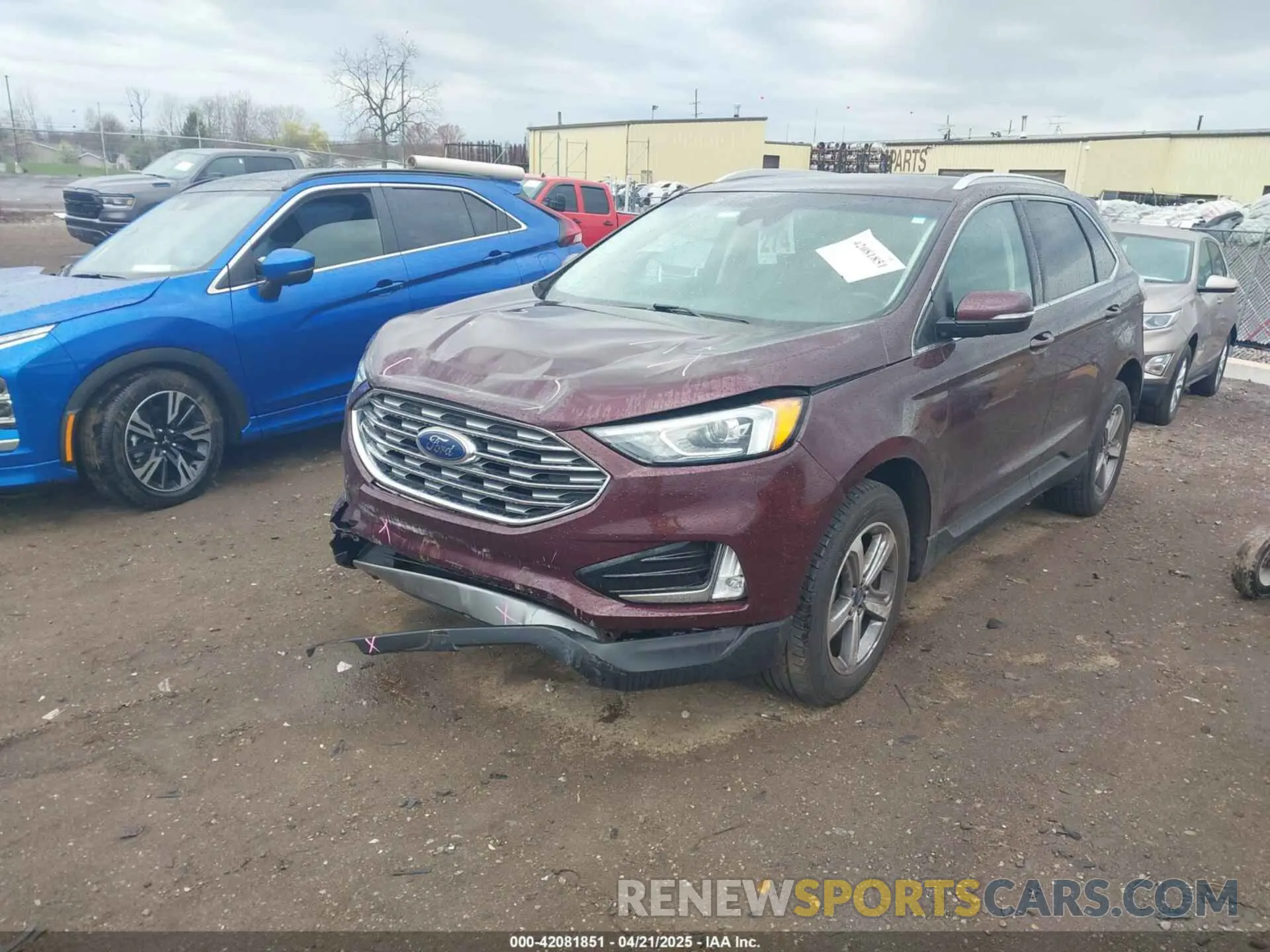 2 fotografías del automóvil dañado 2FMPK4J95KBC26108 FORD EDGE 2019