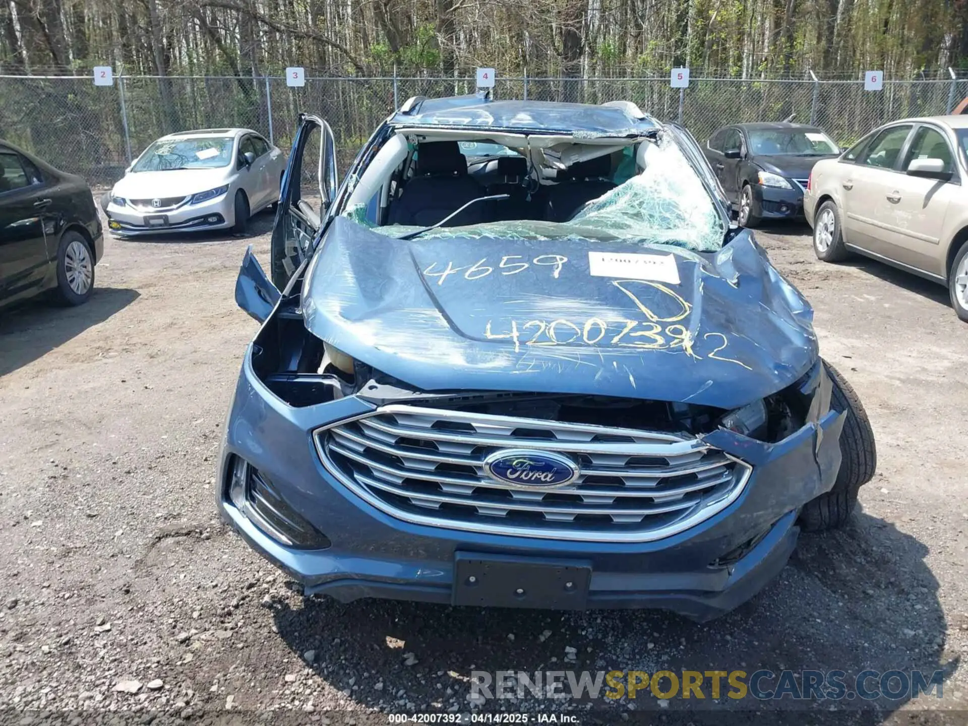 11 fotografías del automóvil dañado 2FMPK4J96KBB84659 FORD EDGE 2019
