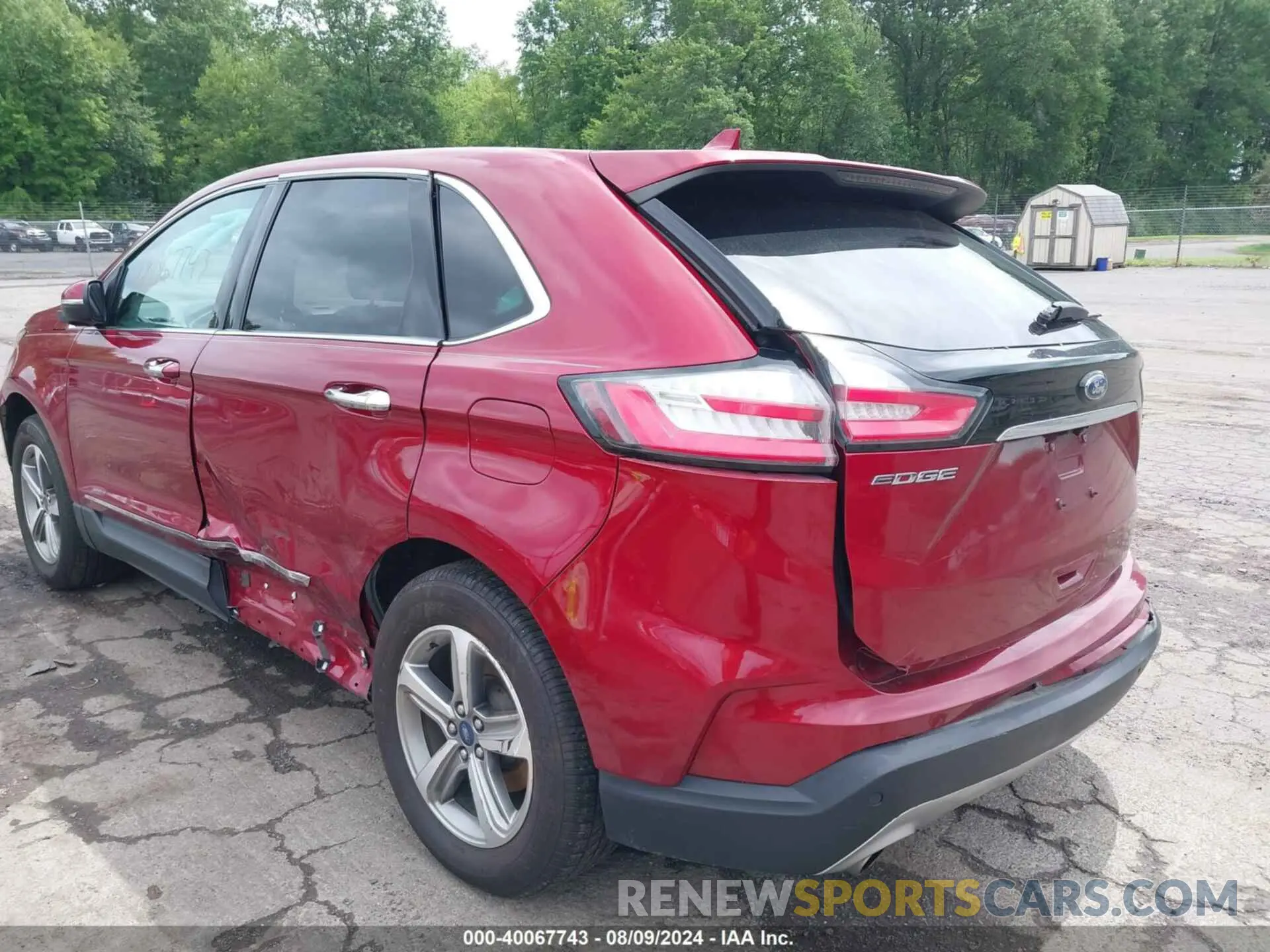 3 fotografías del automóvil dañado 2FMPK4J96KBC33519 FORD EDGE 2019
