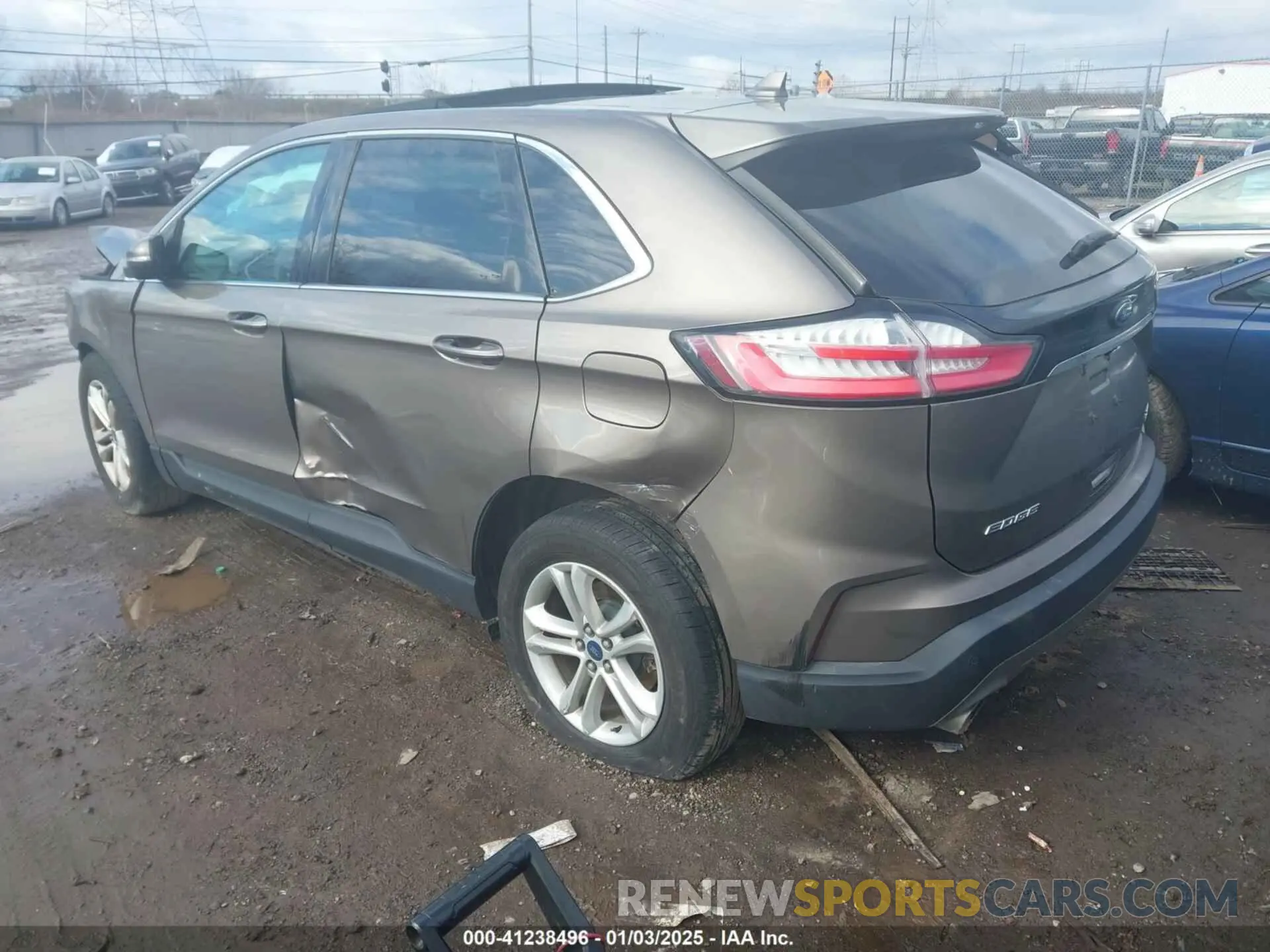 3 fotografías del automóvil dañado 2FMPK4J98KBC70314 FORD EDGE 2019