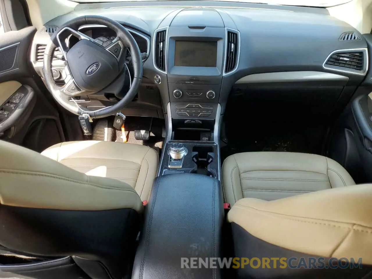 8 fotografías del automóvil dañado 2FMPK4J99KBC60200 FORD EDGE 2019