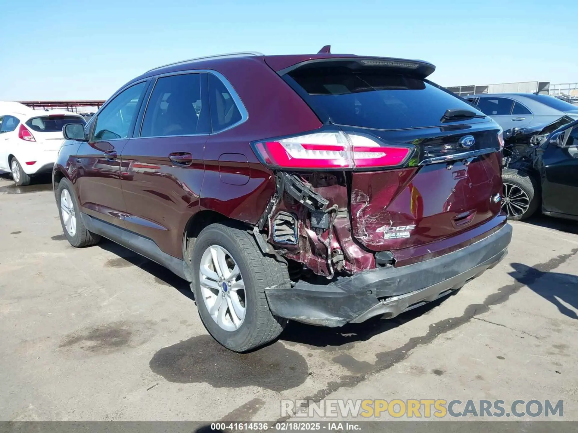 3 fotografías del automóvil dañado 2FMPK4J9XKBB10449 FORD EDGE 2019