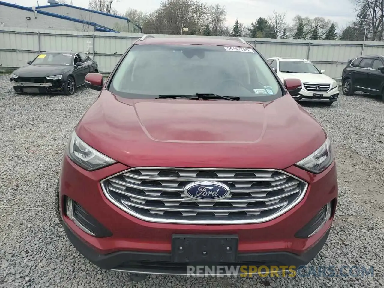 5 fotografías del automóvil dañado 2FMPK4J9XKBB18955 FORD EDGE 2019