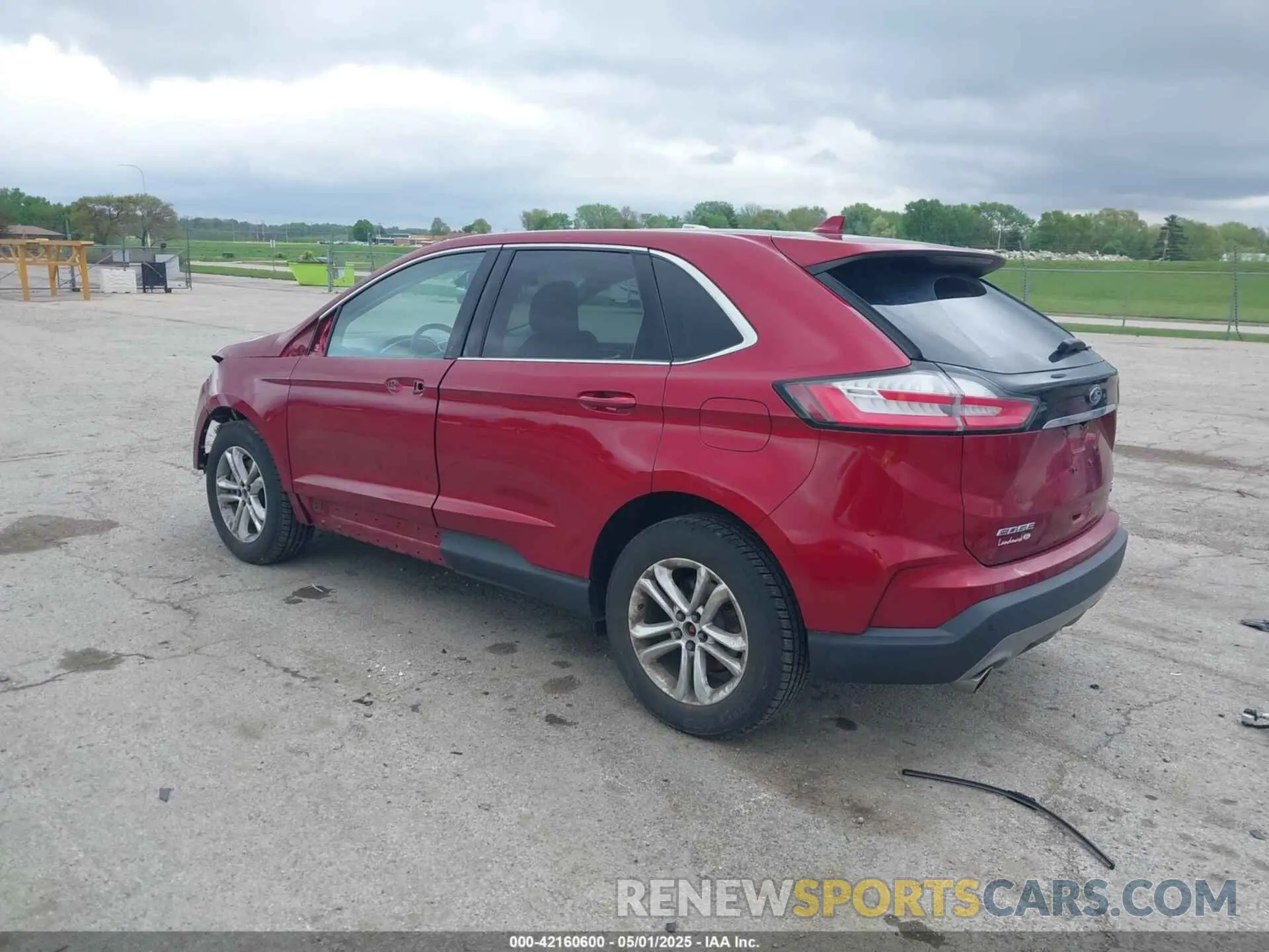 3 fotografías del automóvil dañado 2FMPK4J9XKBC05674 FORD EDGE 2019