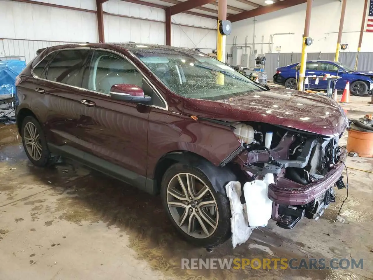 4 fotografías del automóvil dañado 2FMPK4K90KBC10848 FORD EDGE 2019