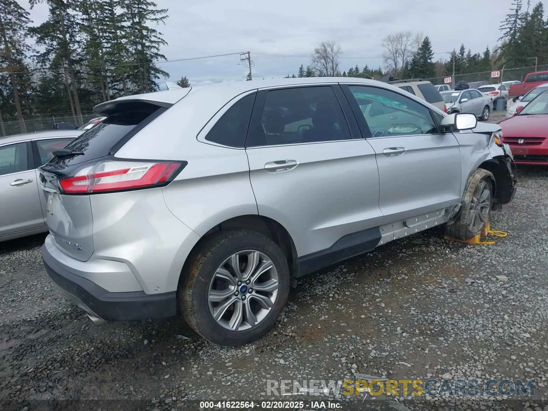 4 fotografías del automóvil dañado 2FMPK4K90KBC22398 FORD EDGE 2019