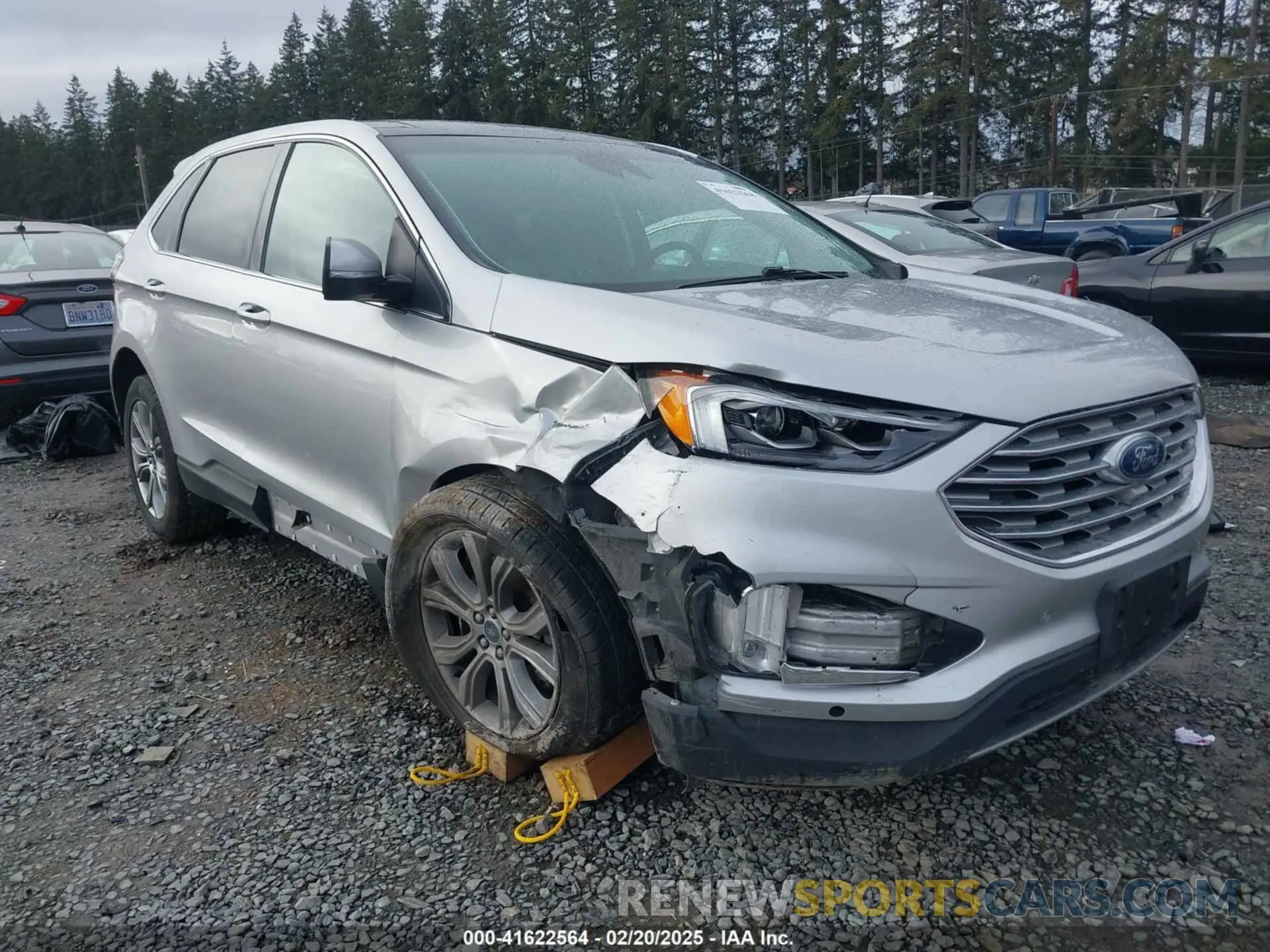 6 fotografías del automóvil dañado 2FMPK4K90KBC22398 FORD EDGE 2019