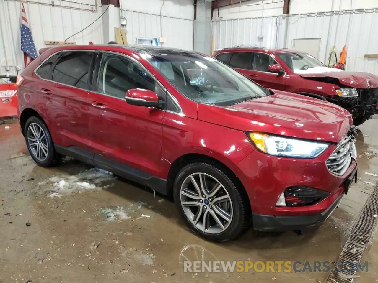 4 fotografías del automóvil dañado 2FMPK4K91KBB67587 FORD EDGE 2019