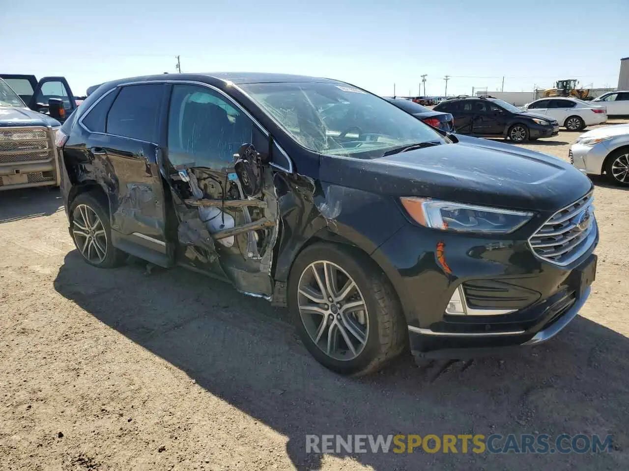 4 fotografías del automóvil dañado 2FMPK4K93KBB75822 FORD EDGE 2019