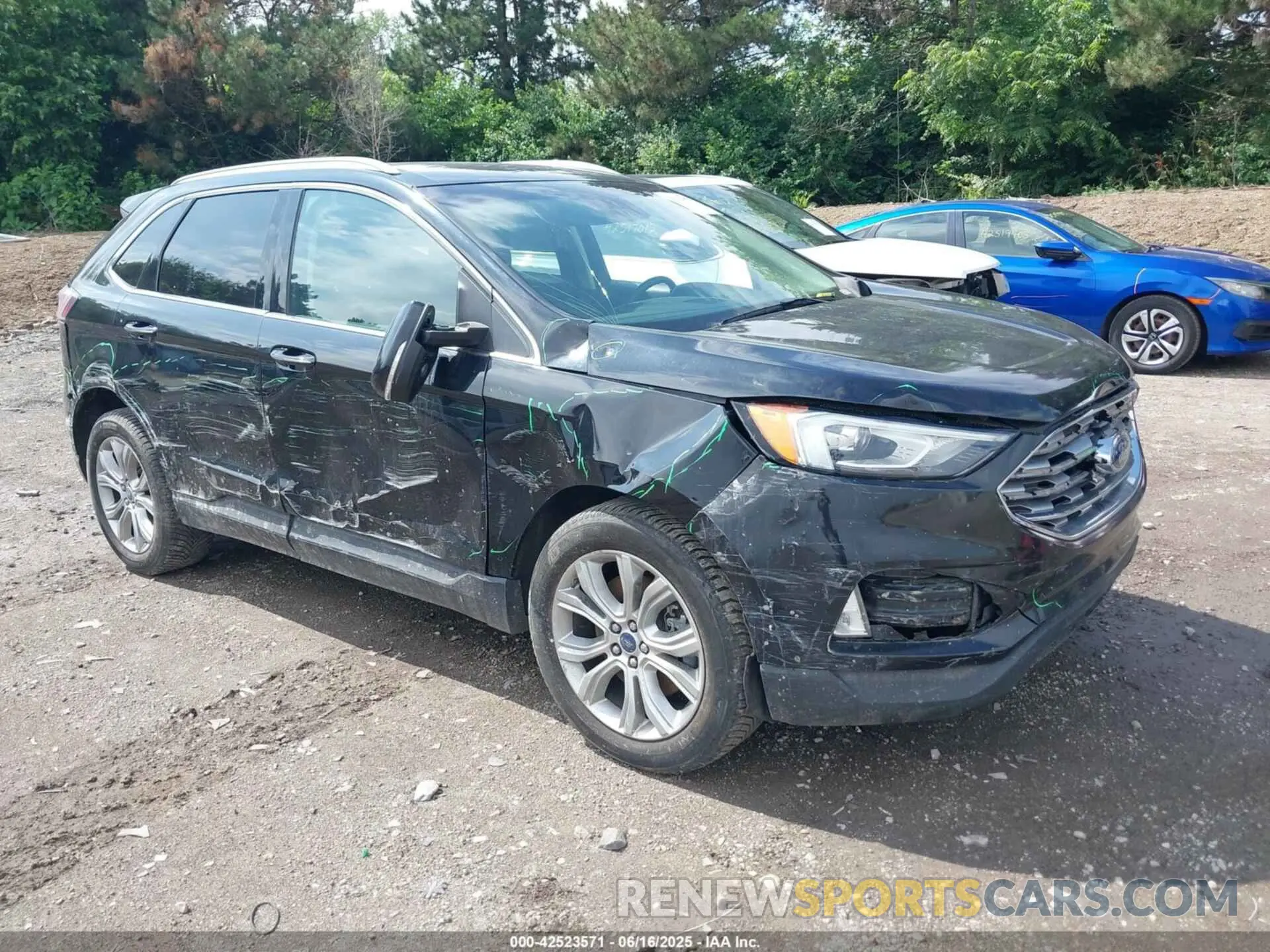 1 fotografías del automóvil dañado 2FMPK4K93KBC22525 FORD EDGE 2019
