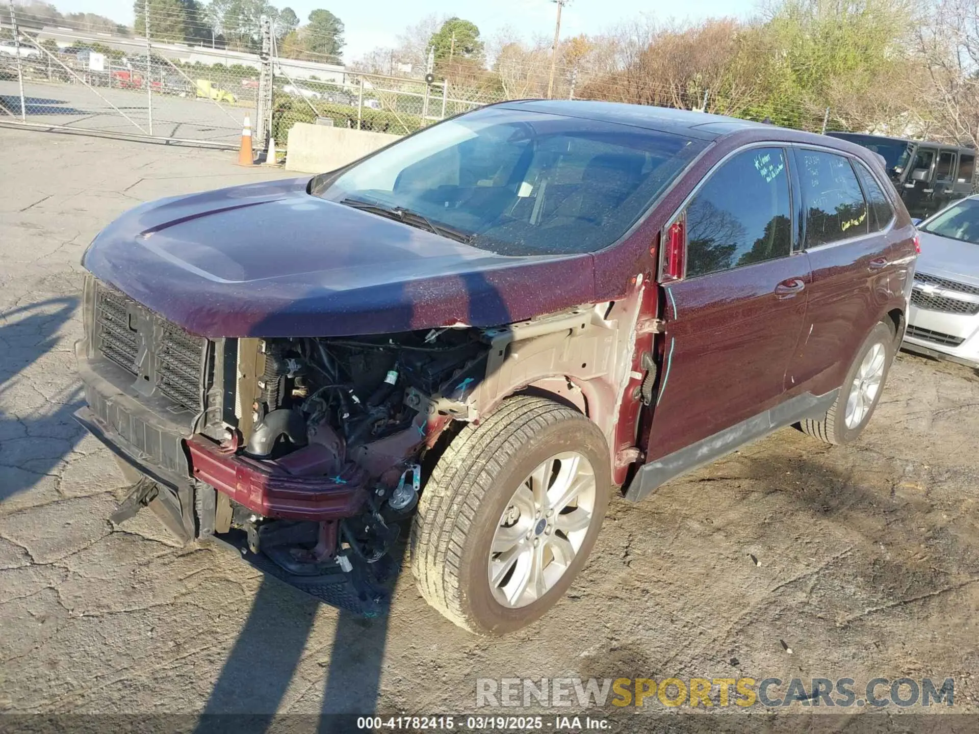 2 fotografías del automóvil dañado 2FMPK4K94KBB35619 FORD EDGE 2019