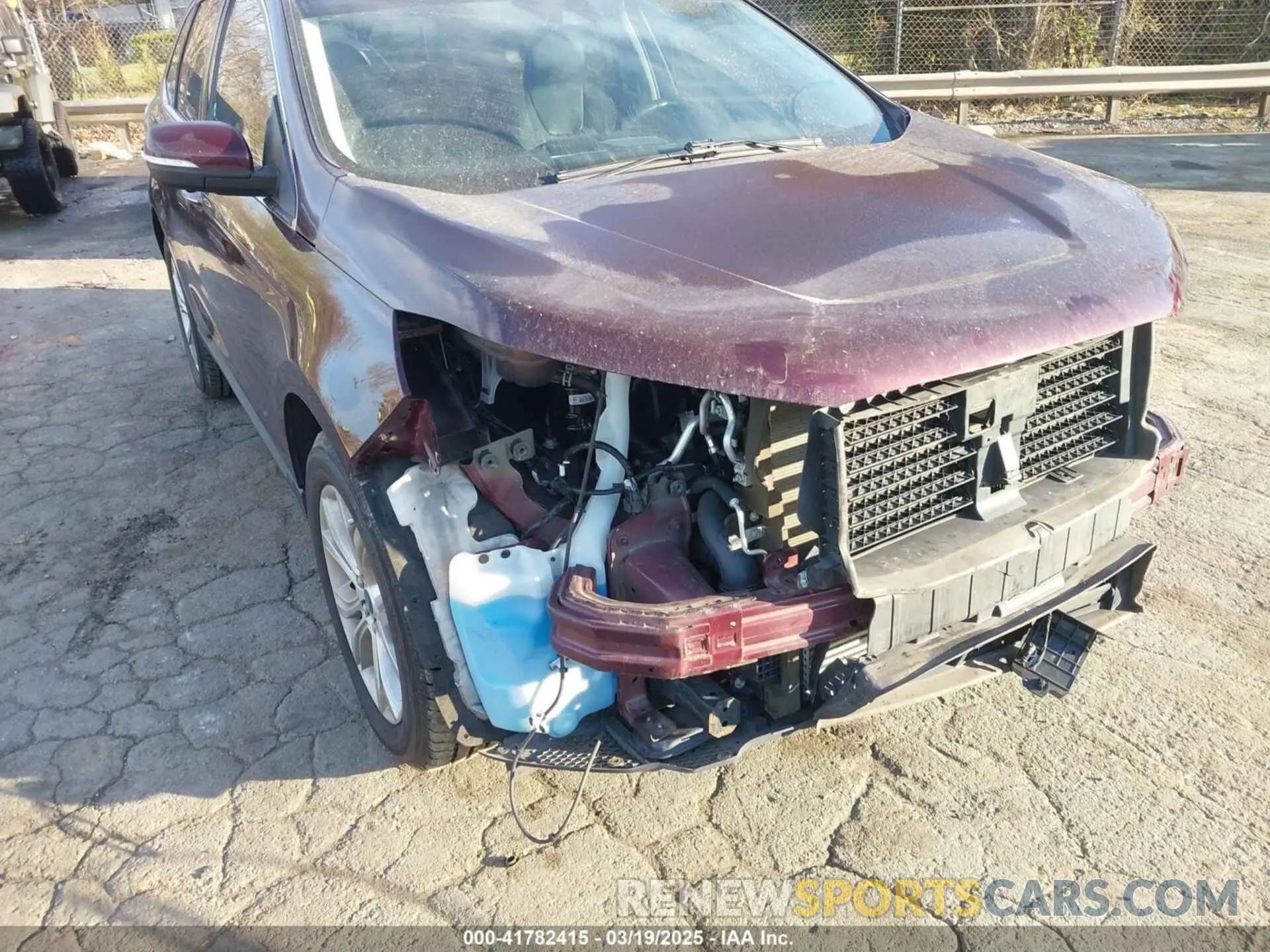 6 fotografías del automóvil dañado 2FMPK4K94KBB35619 FORD EDGE 2019