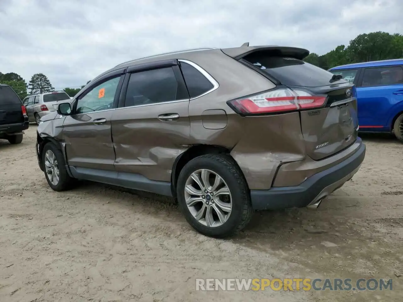 2 fotografías del automóvil dañado 2FMPK4K94KBC01943 FORD EDGE 2019