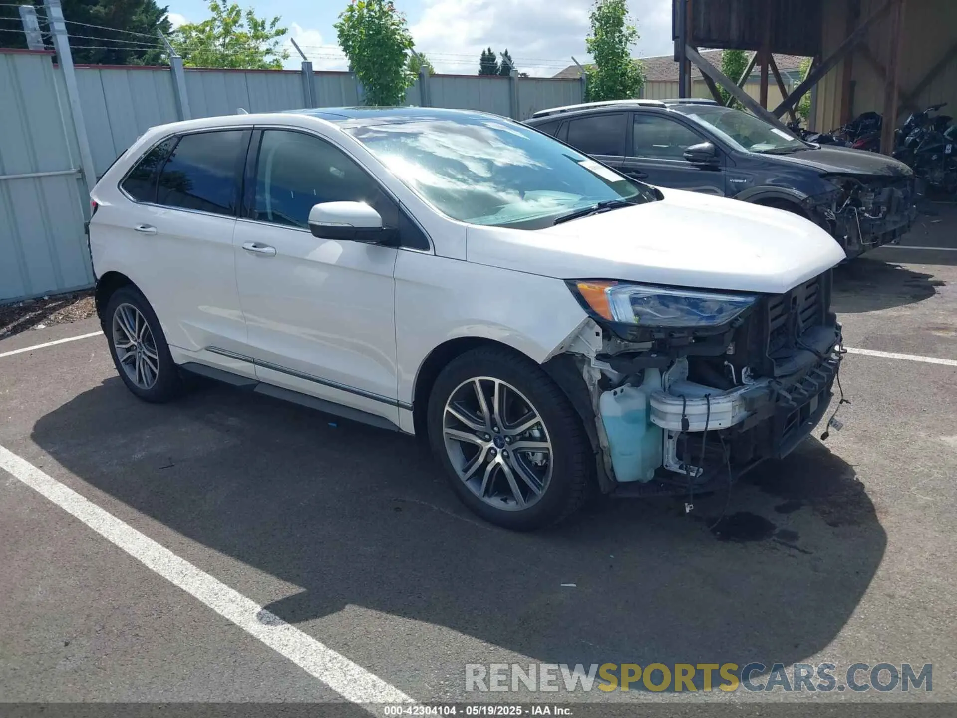 1 fotografías del automóvil dañado 2FMPK4K94KBC37017 FORD EDGE 2019