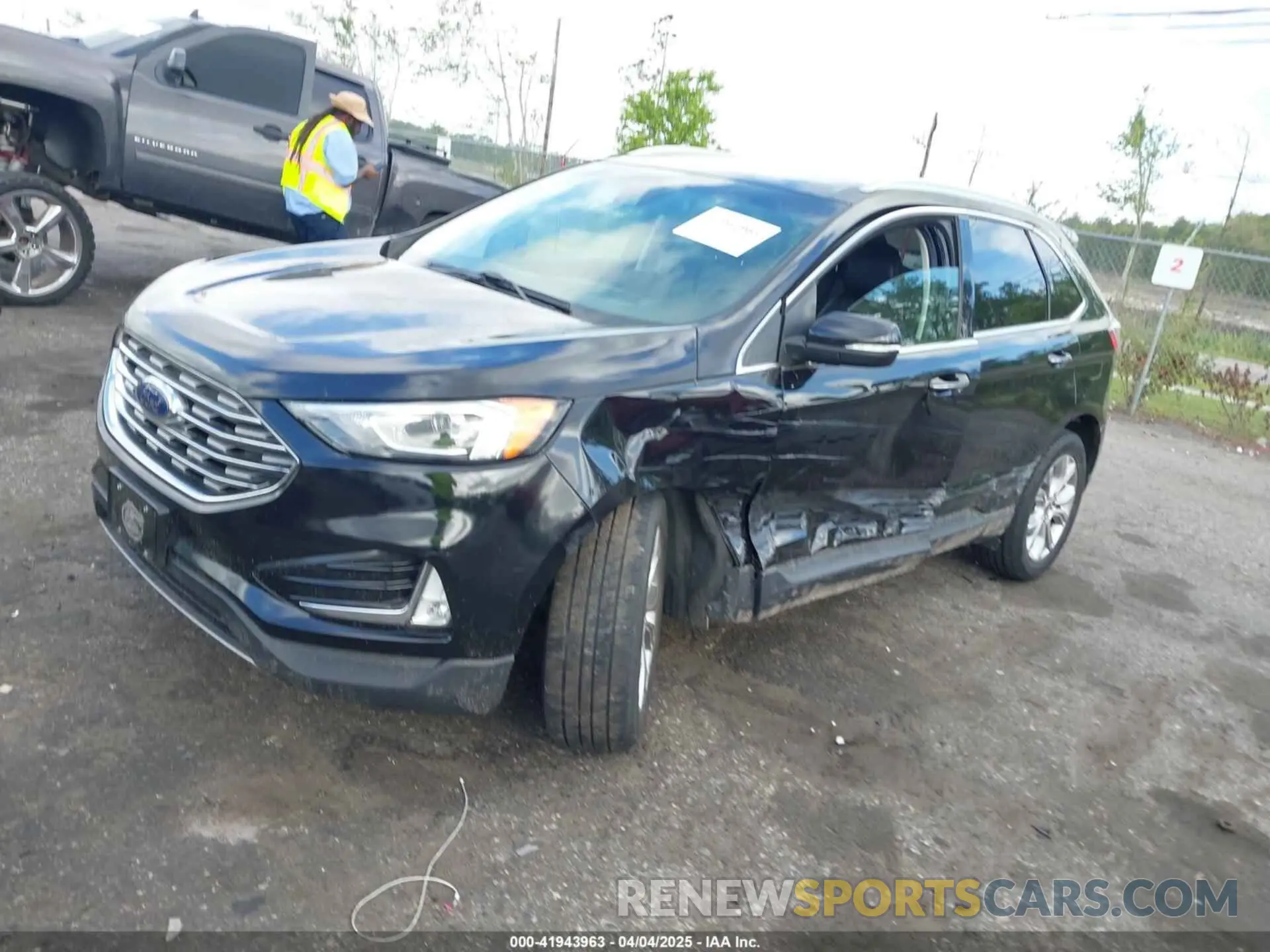 2 fotografías del automóvil dañado 2FMPK4K94KBC39933 FORD EDGE 2019
