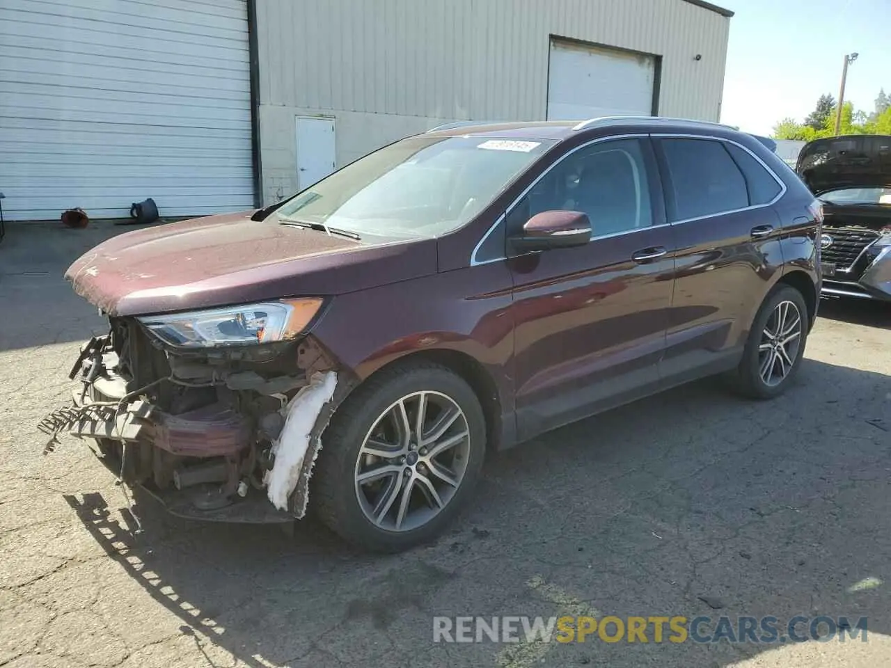 1 fotografías del automóvil dañado 2FMPK4K94KBC49247 FORD EDGE 2019