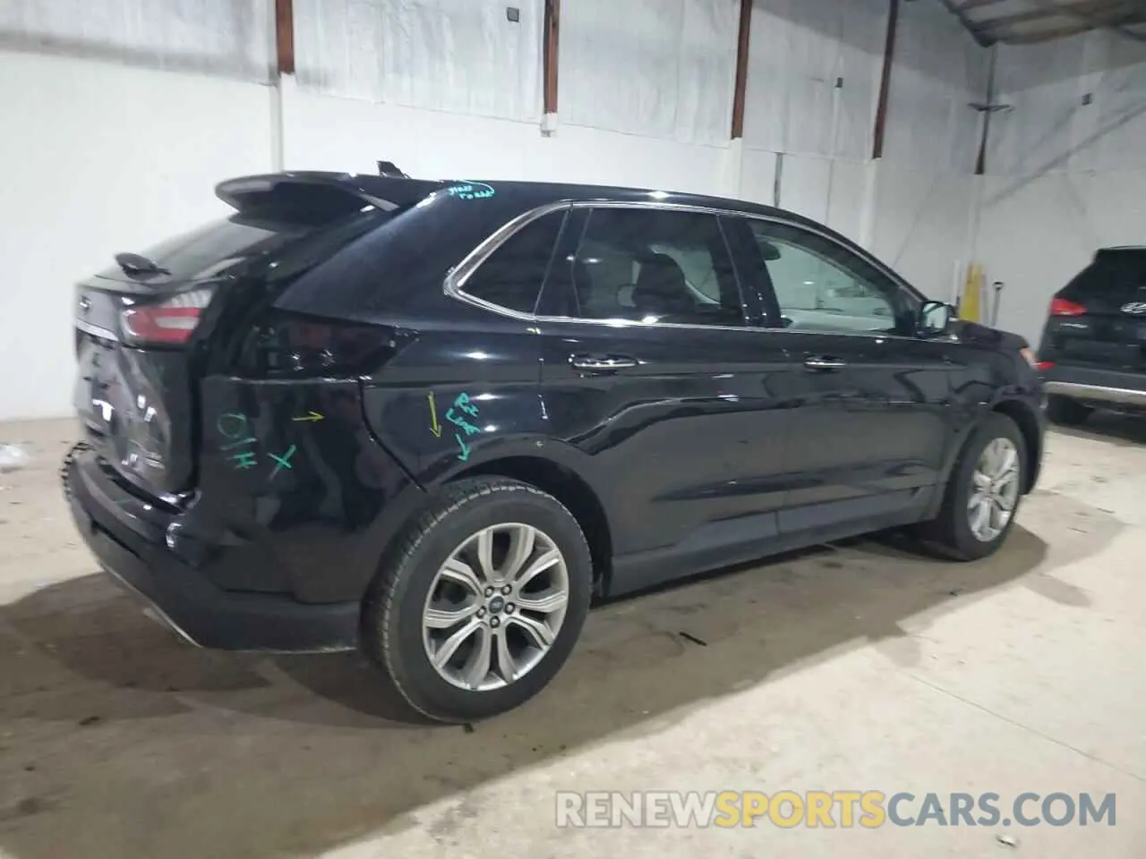 3 fotografías del automóvil dañado 2FMPK4K96KBB27103 FORD EDGE 2019
